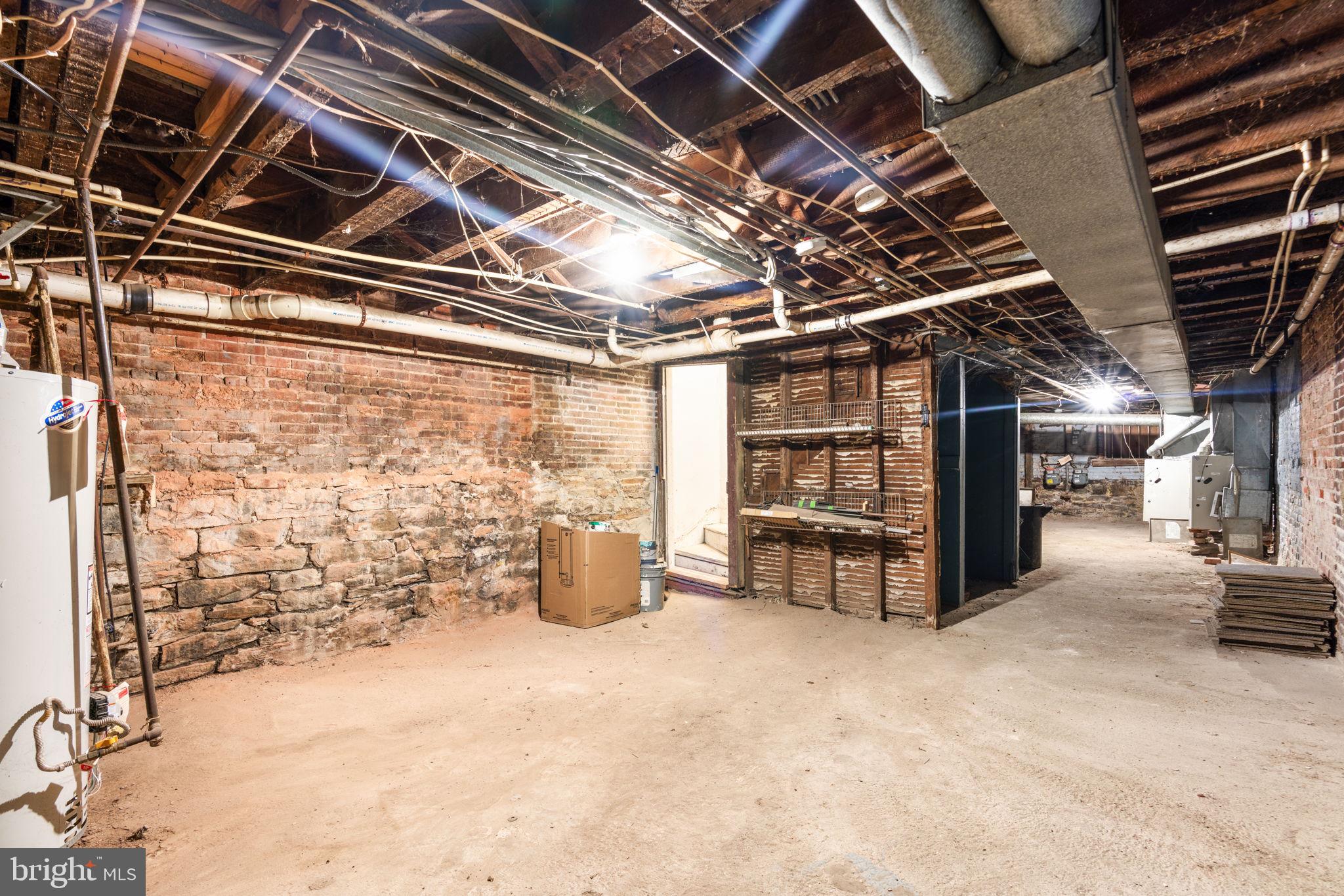 517 Mosher Street Baltimore, MD 21217 - Photo 42 of 45 a view of a room with wooden roof