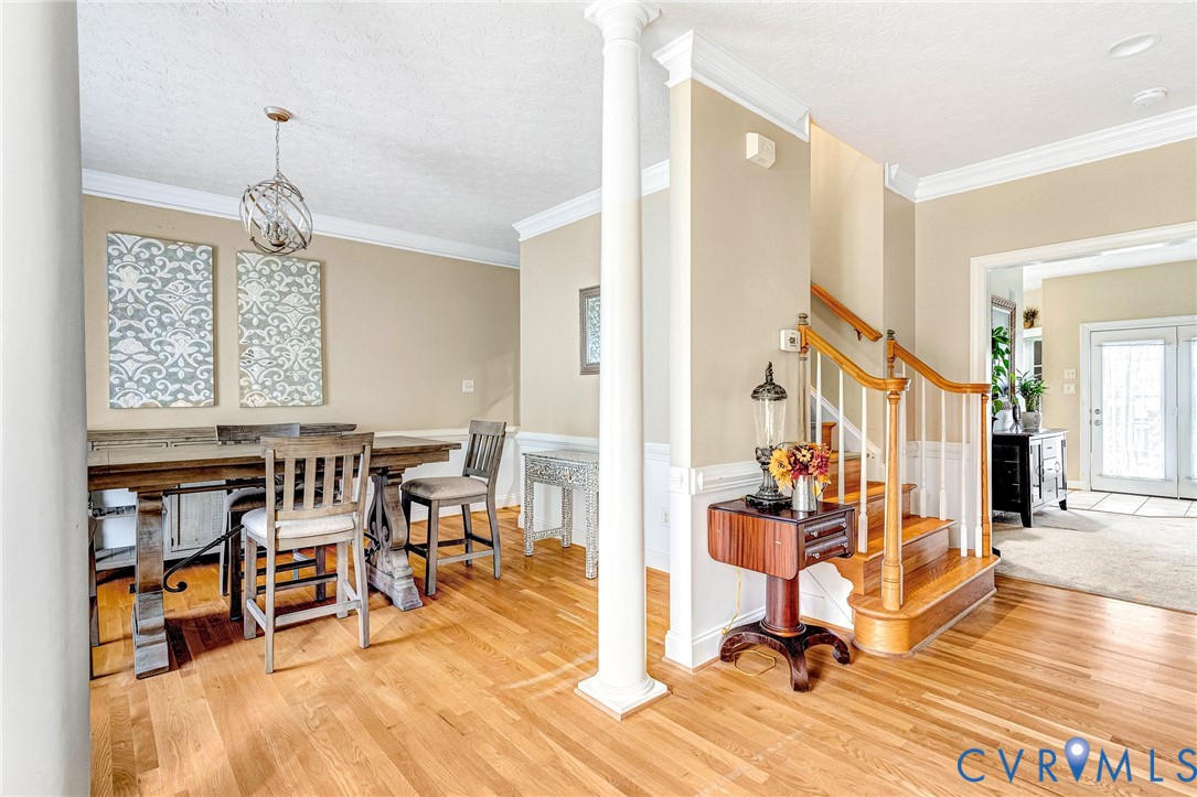 9212 Wyattwood Road Mechanicsville, VA 23116 - Photo 4 of 47 a view of a living room and dining room
