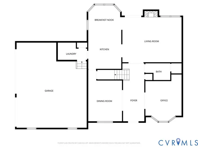a picture of a floor plan
