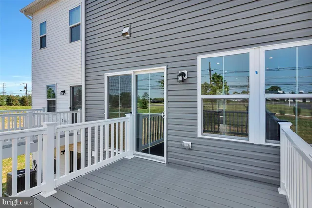 a view of a house with a deck