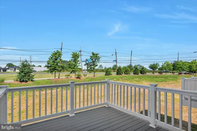 a view of a wooden bridge