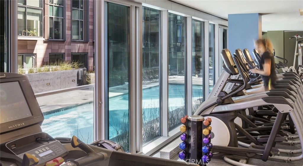 150 Van Ness Avenue, Unit 1222 San Francisco, CA 94102 - Photo 40 of 75 a view of a room with gym equipment
