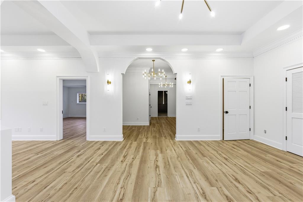 2390 Peachtree Road Cumming, GA 30041 - Photo 32 of 82 a view of a room with wooden floor