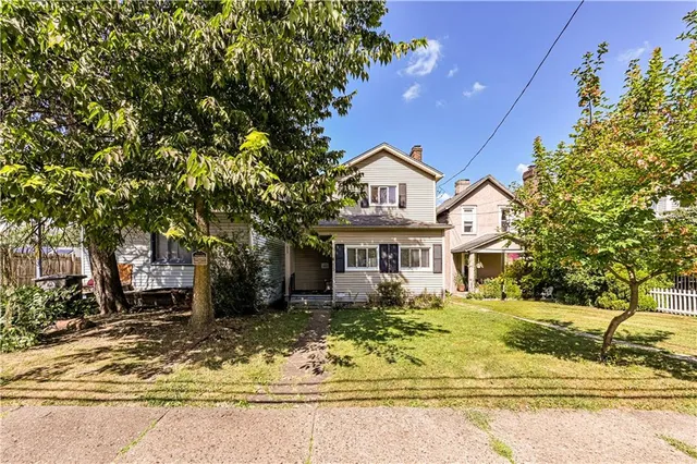 a view of a door of a house with a door