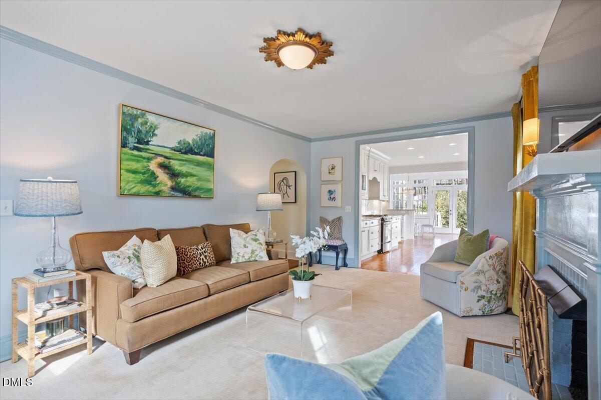 2104 Reaves Drive Raleigh, NC 27608 - Photo 5 of 29 a living room with furniture and a window
