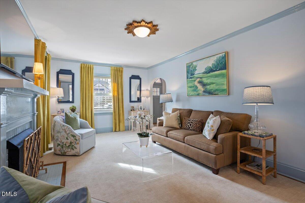 2104 Reaves Drive Raleigh, NC 27608 - Photo 8 of 29 a living room with furniture and a window