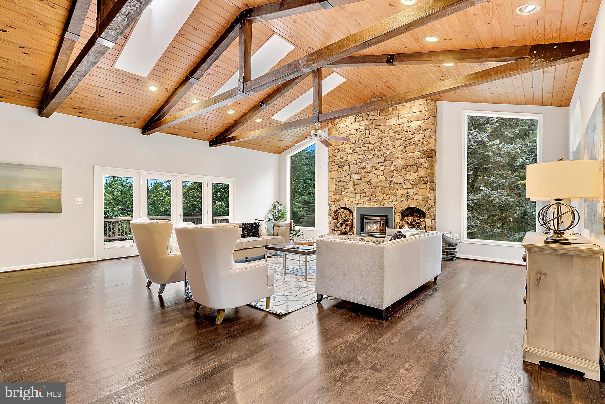 4354 High Ridge Road Haymarket, VA 20169 - Photo 8 of 30 Family Room with stunning T&G wood ceiling