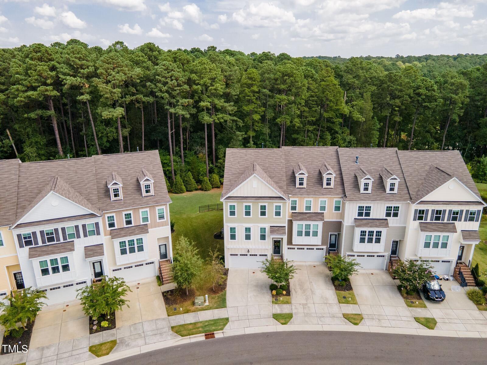 A birds eye view of the enclave of Edgewater.