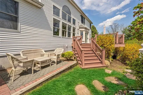 a view of a back yard of the house
