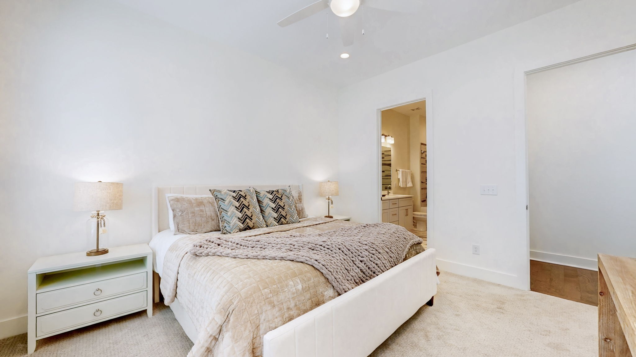 409 Herringbone Court Franklin, TN 37064 - Photo 14 of 36 a bedroom with a bed and a lamp