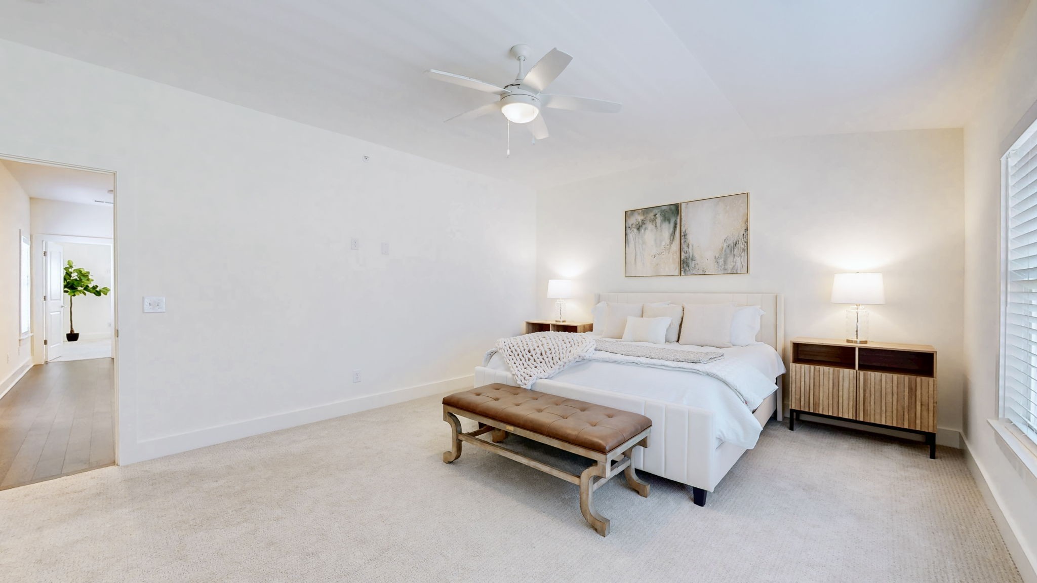 409 Herringbone Court Franklin, TN 37064 - Photo 25 of 36 a spacious bedroom with a bed and a ceiling fan