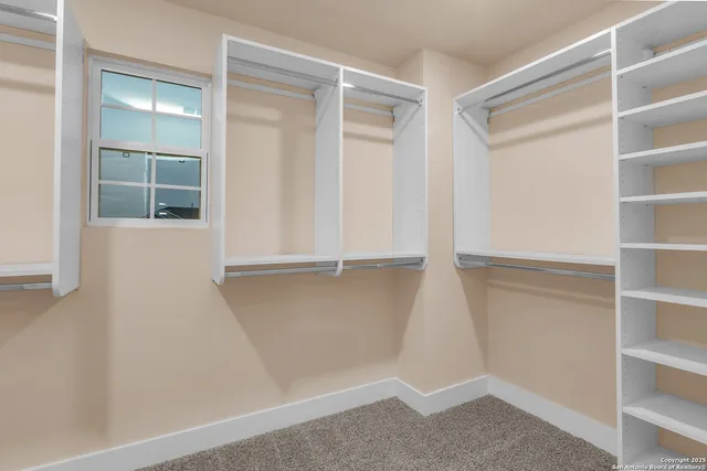 wooden floor and closet in a room