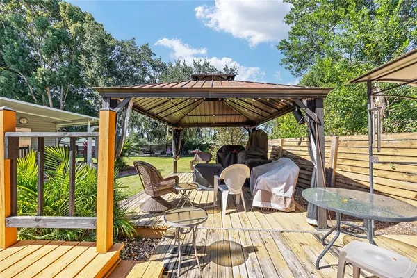 a house view with a garden space