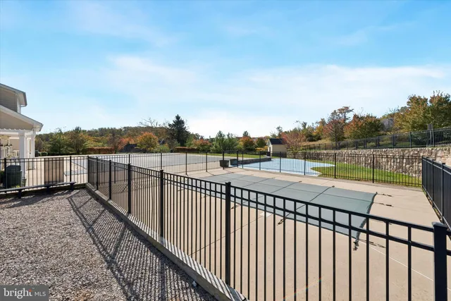 a view of balcony and yard
