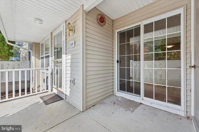 a view of front door