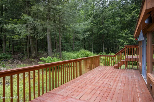 a view of balcony and deck