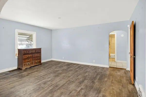 wooden floor in an empty room