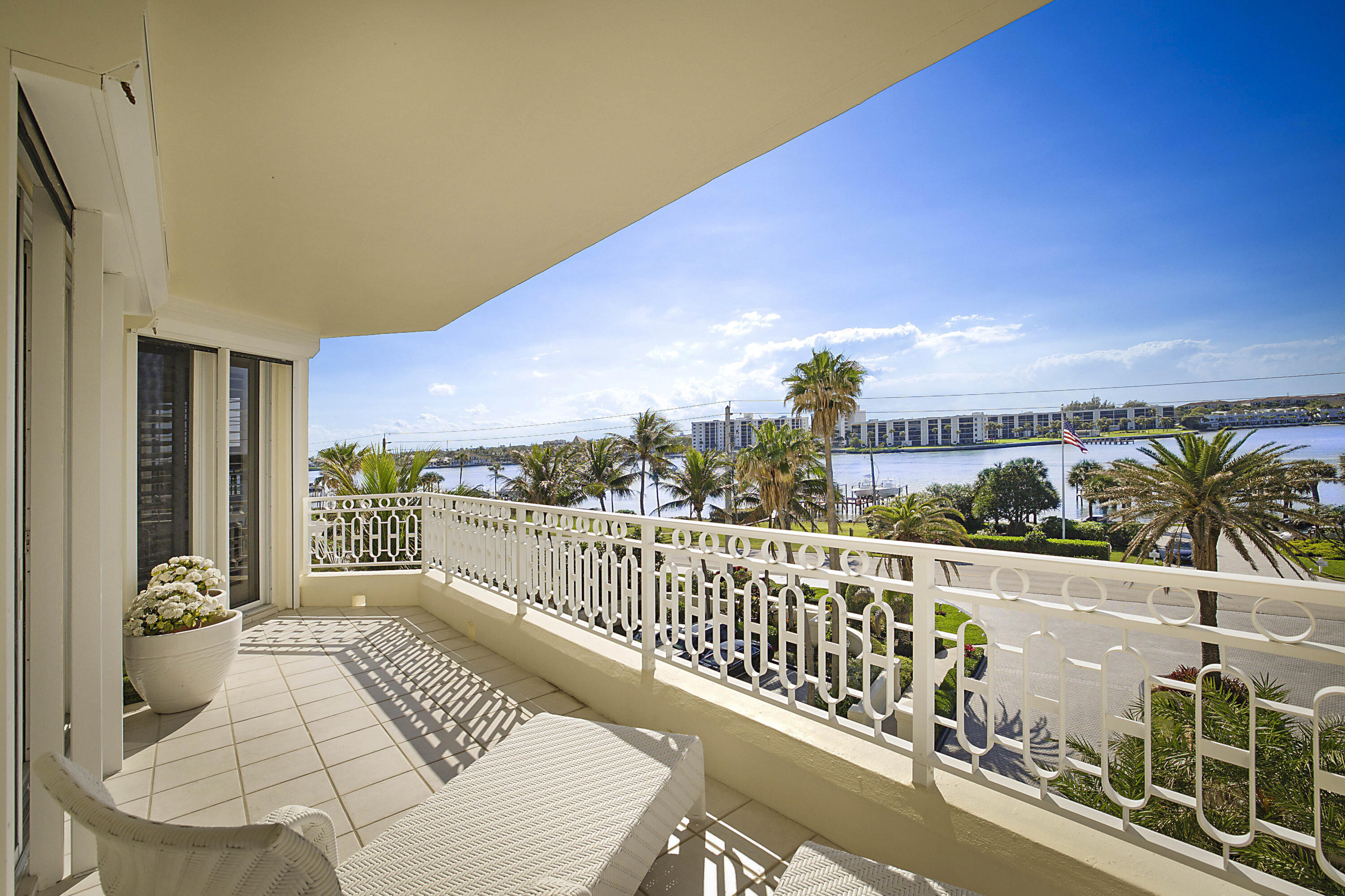19950 South Beach Road, Unit 4 Tequesta, FL 33469 - Photo 35 of 56 a view of balcony with furniture