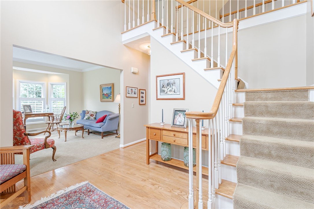 255 Totem Trail Irondequoit, NY 14617 - Photo 6 of 48 Gorgeous 2 story Foyer with hardwood floors!