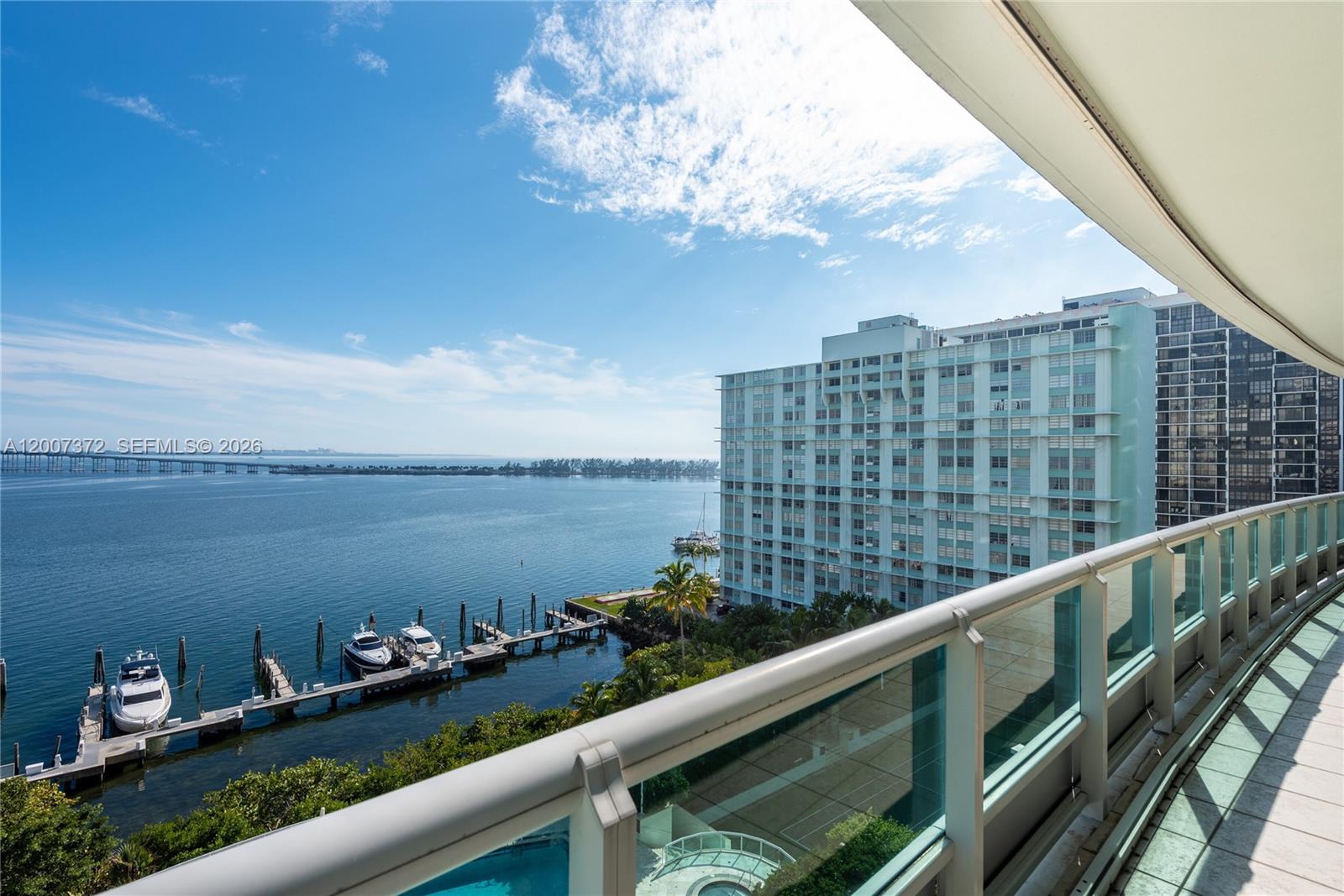 1643 Brickell Avenue, Unit 1103 Miami, FL 33129 - Photo 4 of 32 a view of balcony with city view