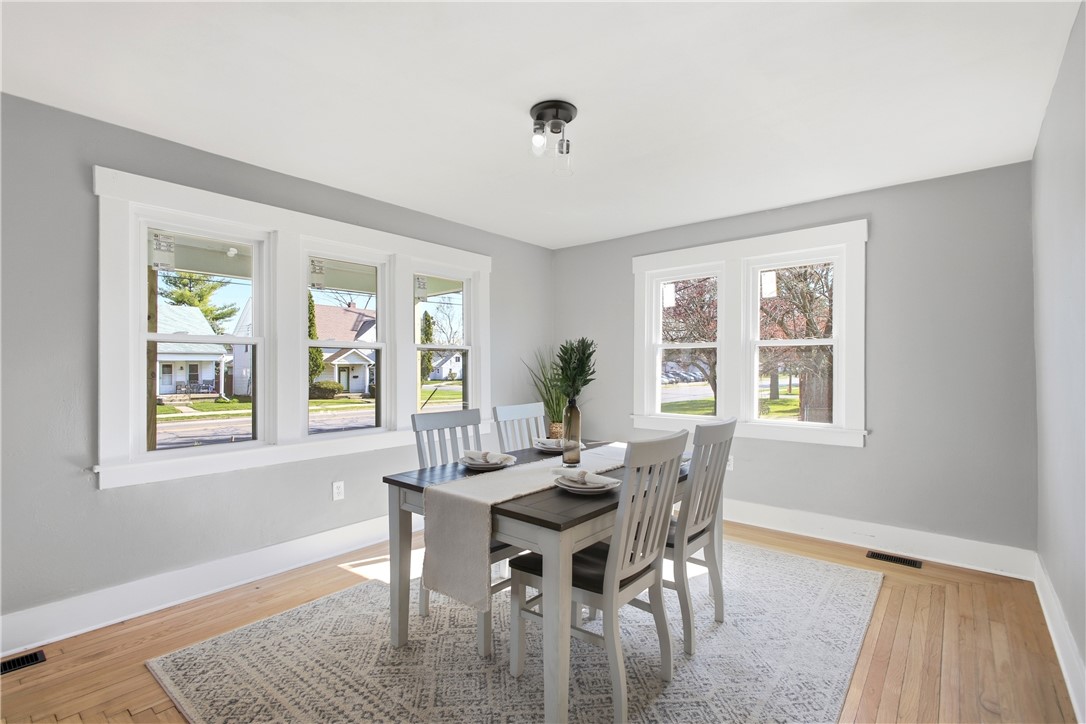 1925 Sunset Avenue Springfield, OH 45505 - Photo 14 of 45 This bright dining area features ample natural light and beautiful hardwood flooring.