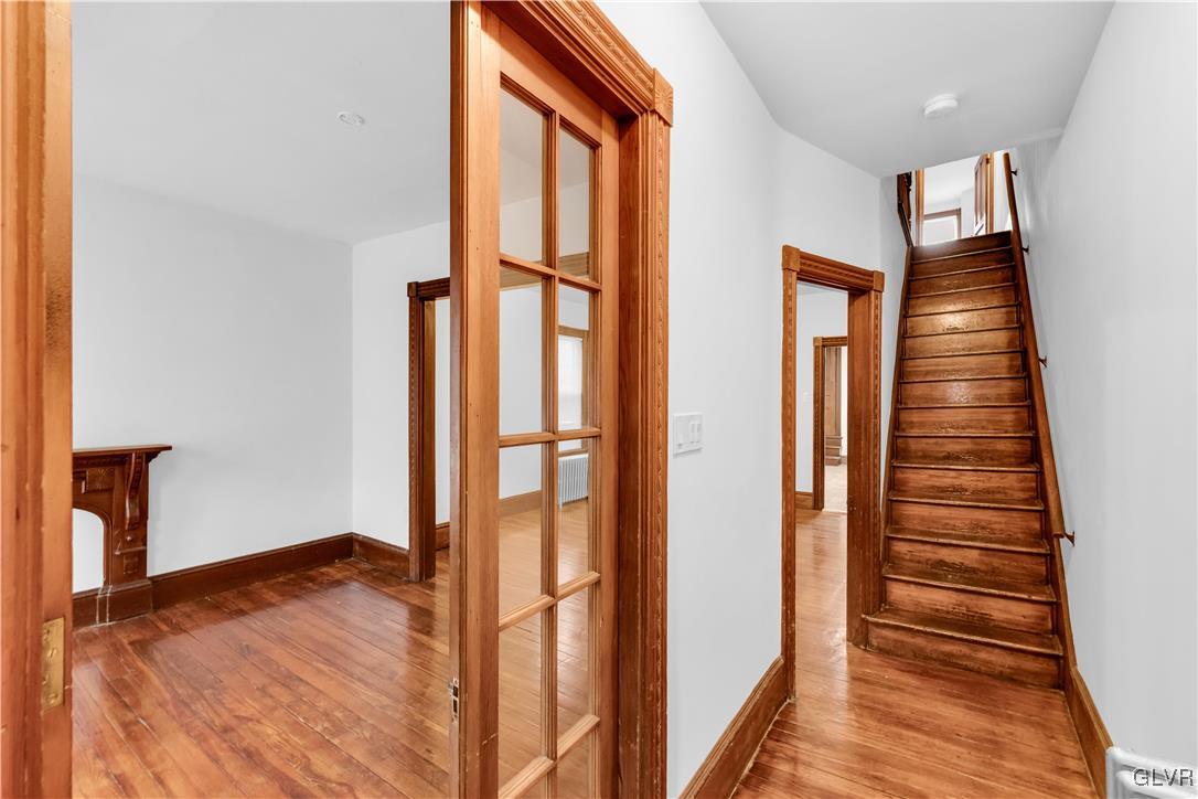 911 Spring Garden Street Easton, PA 18042 - Photo 6 of 48 a view of an entryway with staircase