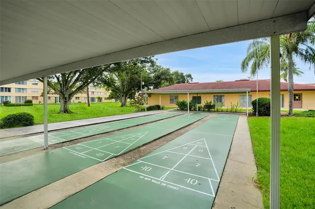 a view of a basketball court