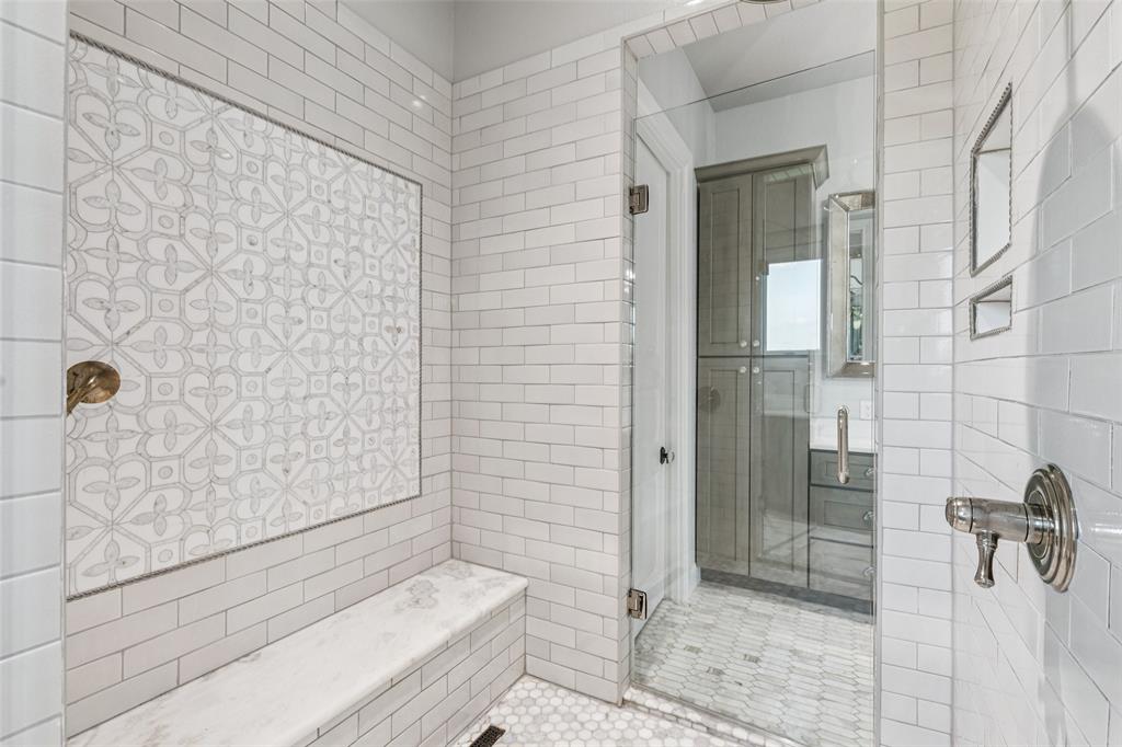 12877 Foutch Road Pilot Point, TX 76258 - Photo 23 of 40 a bathroom with a bathtub and shower
