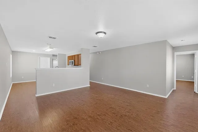 a view of an empty room