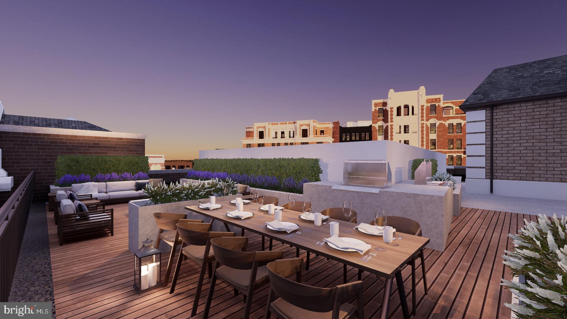 8551 Connecticut Avenue, Unit 411 Chevy Chase, MD 20815 - Photo 11 of 25 a view of a dinning table and chairs in the patio