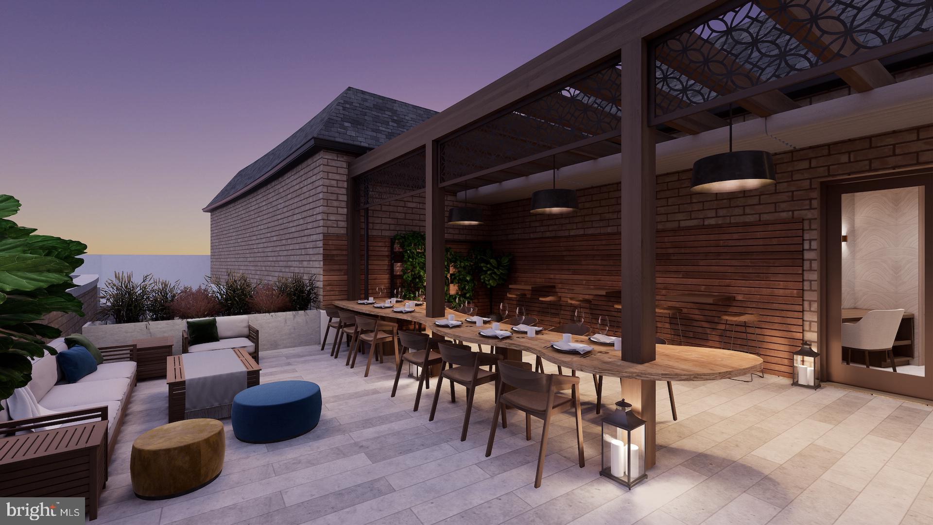 8551 Connecticut Avenue, Unit 411 Chevy Chase, MD 20815 - Photo 17 of 25 a view of patio with outdoor seating