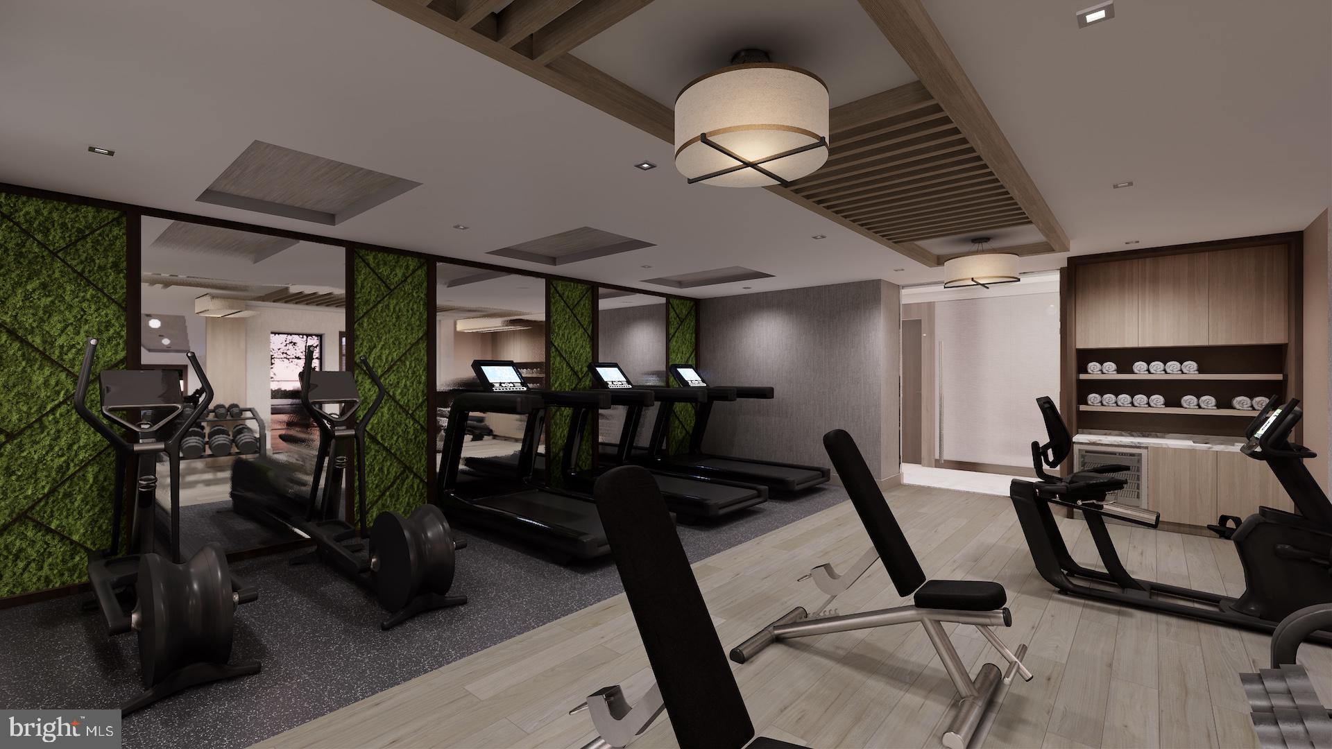 8551 Connecticut Avenue, Unit 411 Chevy Chase, MD 20815 - Photo 10 of 25 a view of a room with gym equipment