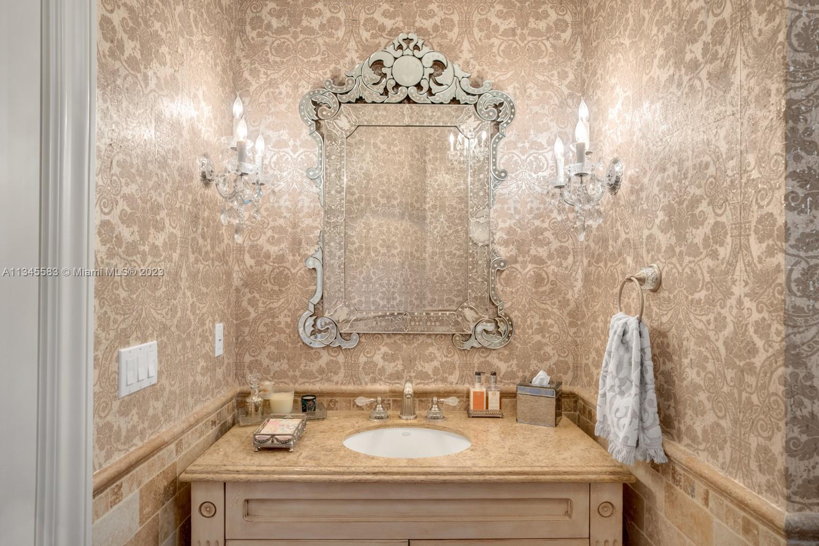 5001 Pine Drive Miami, FL 33143 - Photo 20 of 32 a bathroom with a sink vanity granite and shower