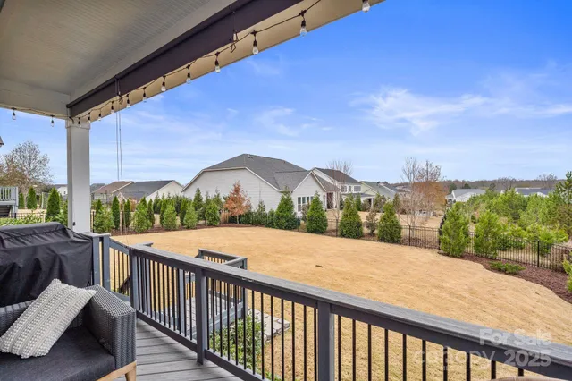 a view of a city from a balcony