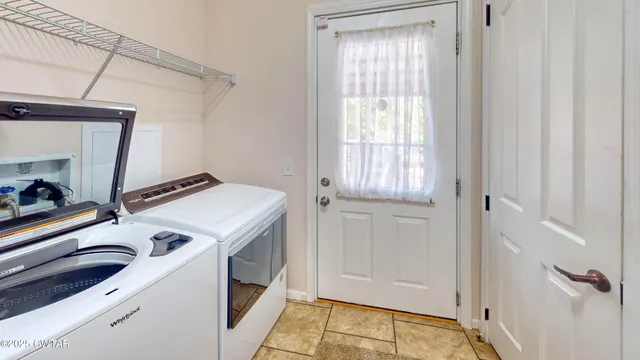 a view of storage and utility room