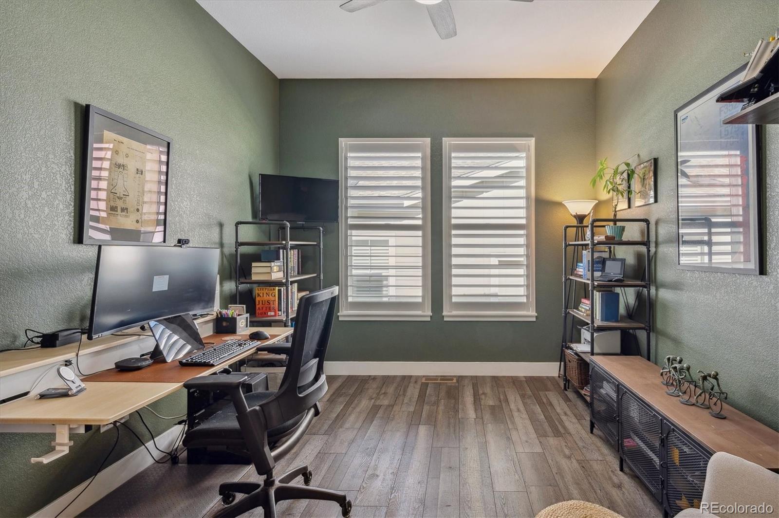 2095 Rim Ridge Drive Castle Pines, CO 80108 - Photo 23 of 46 a workspace with furniture and a window