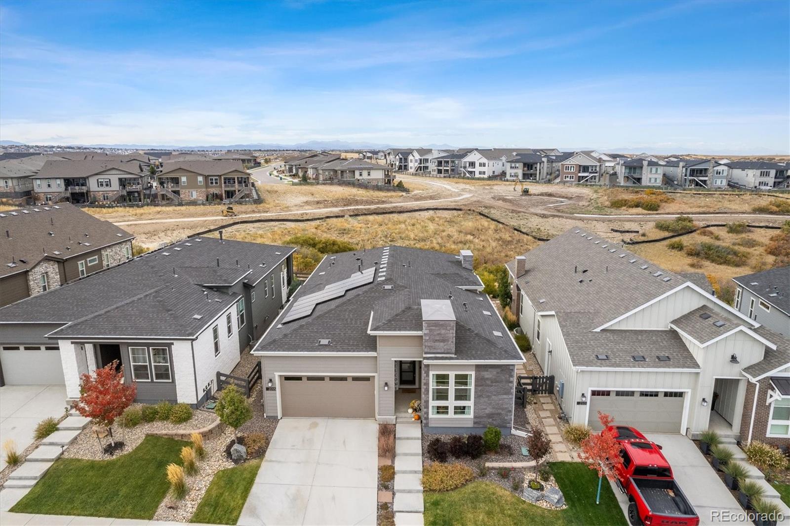 2095 Rim Ridge Drive Castle Pines, CO 80108 - Photo 3 of 46 an aerial view of multiple house