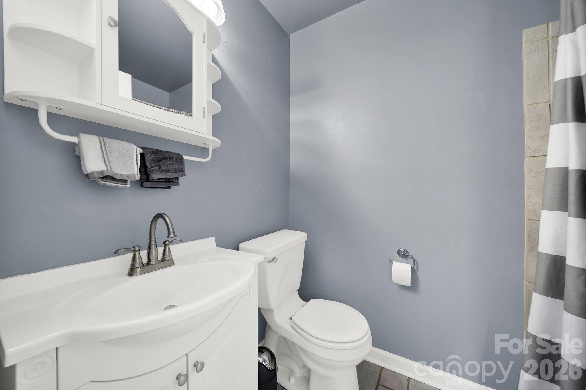263 Fox Hollow Road Mooresville, NC 28117 - Photo 27 of 44 a bathroom with a sink mirror and toilet