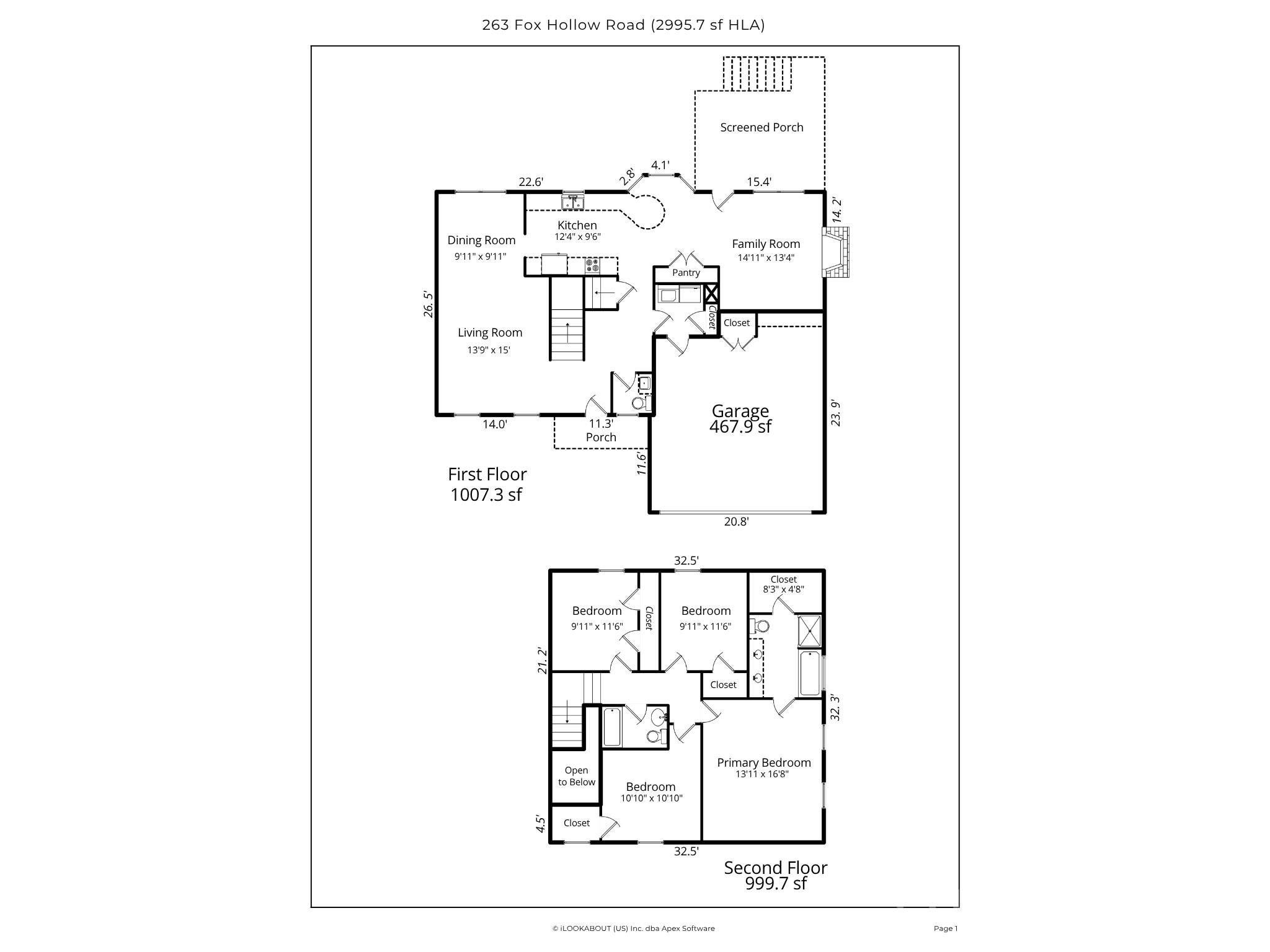263 Fox Hollow Road Mooresville, NC 28117 - Photo 43 of 44 a picture of a floor plan