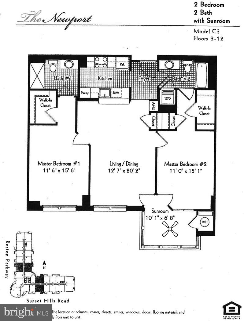 11800 Sunset Hills Road, Unit 1111 Reston, VA 20190 - Photo 65 of 66 floor plan