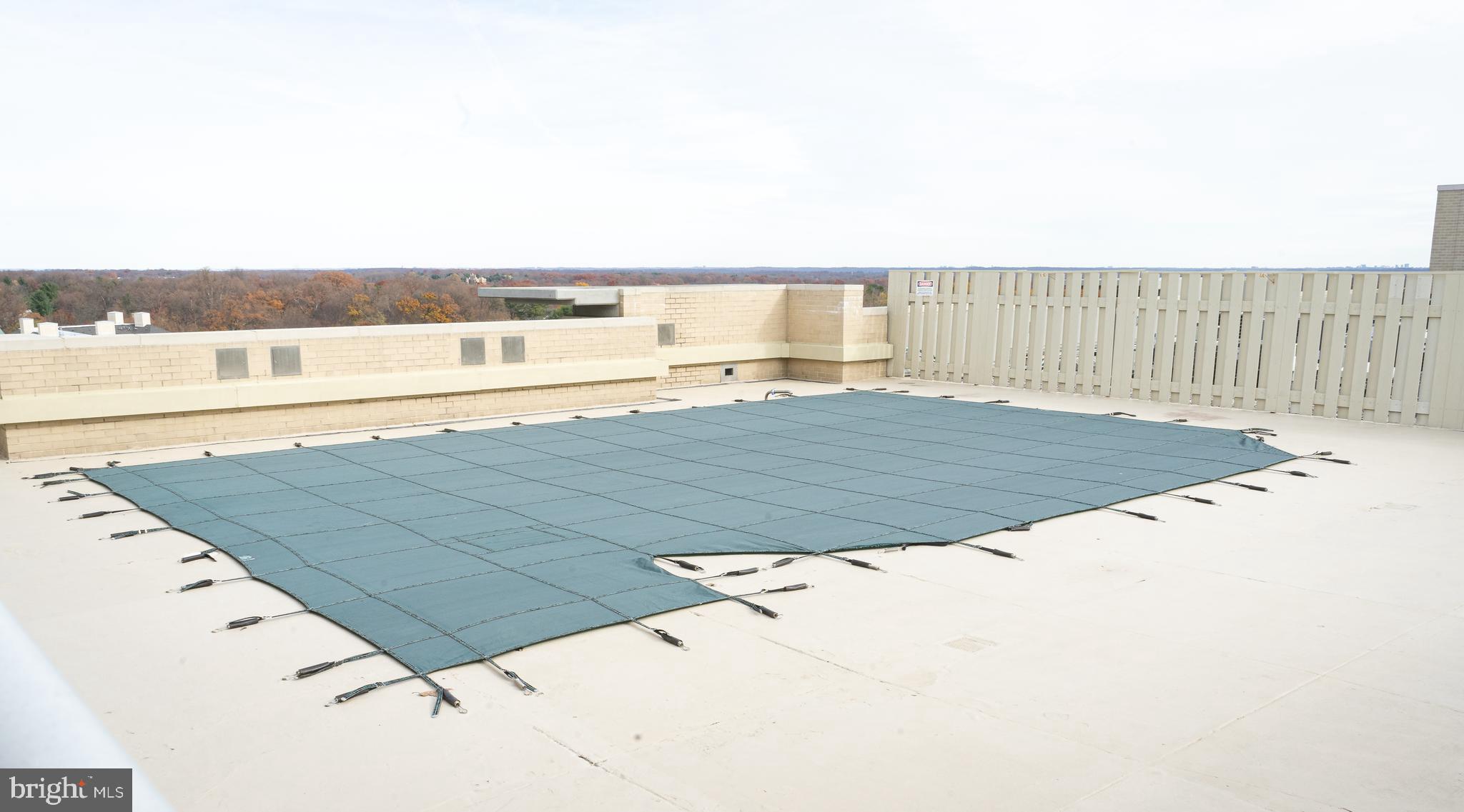 11800 Sunset Hills Road, Unit 1111 Reston, VA 20190 - Photo 47 of 66 rooftop pool in winter