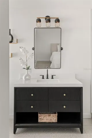 a view of outdoor space with seating area