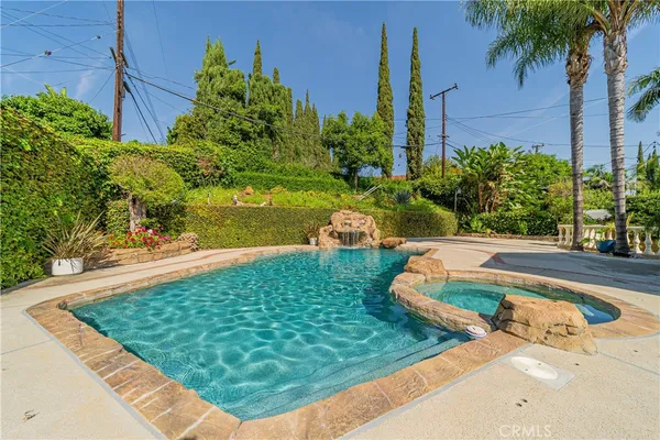 a view of a yard with an outdoor space