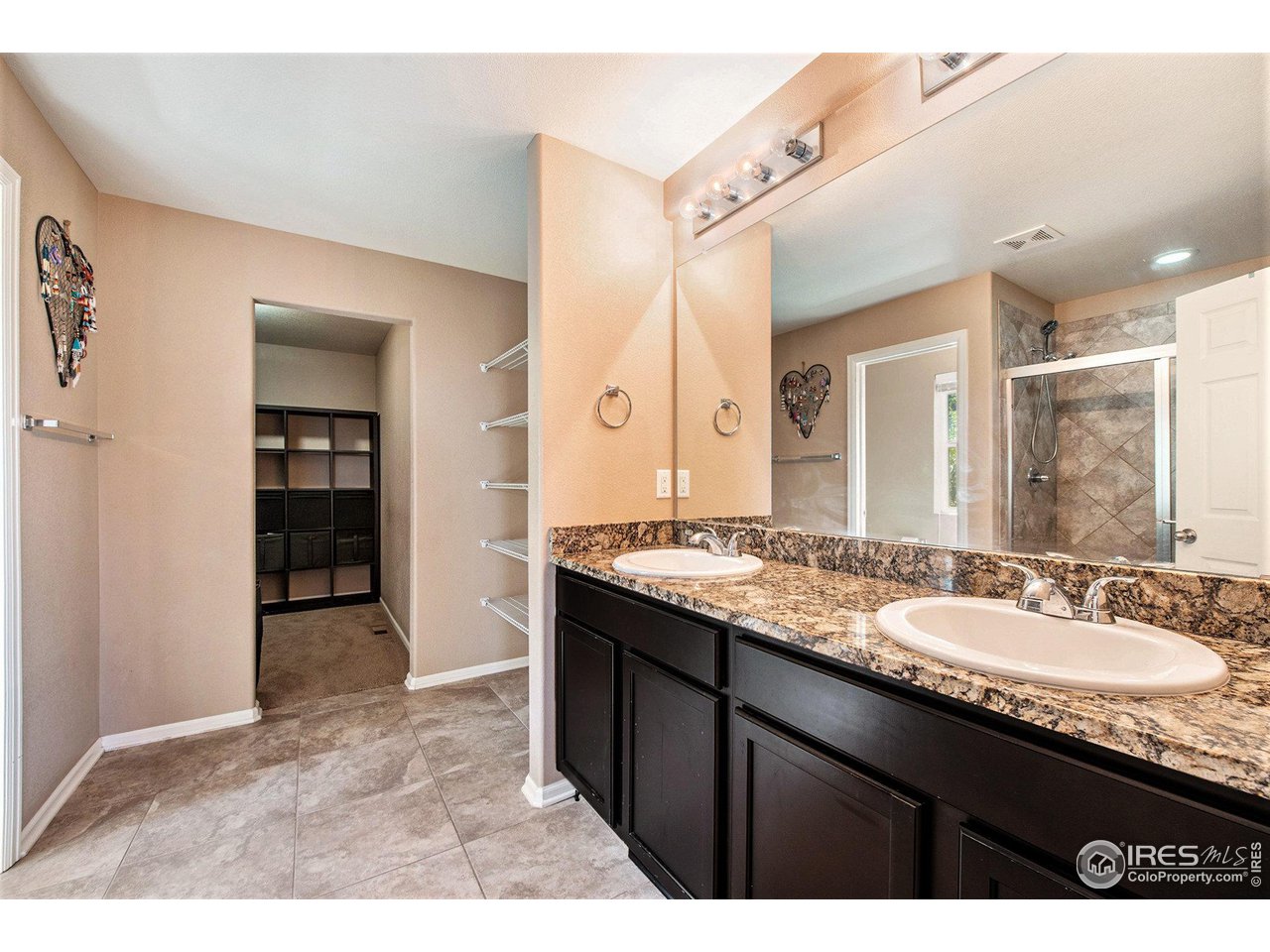 4872 Monarch Drive Firestone, CO 80504 - Photo 19 of 34 Master Bath with Luxury Shower