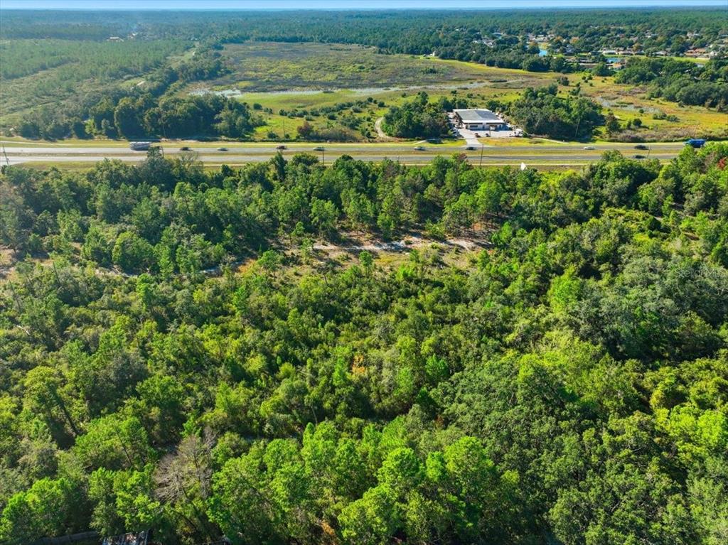 7124 Commercial Way Weeki Wachee, FL 34613 - Photo 17 of 30 an aerial view of residential houses with outdoor space and trees