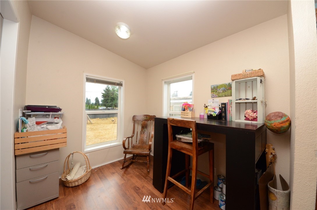 18224 Pendleton Street Southwest Rochester, WA 98579 - Photo 11 of 35 a view of a workspace with furniture and a window