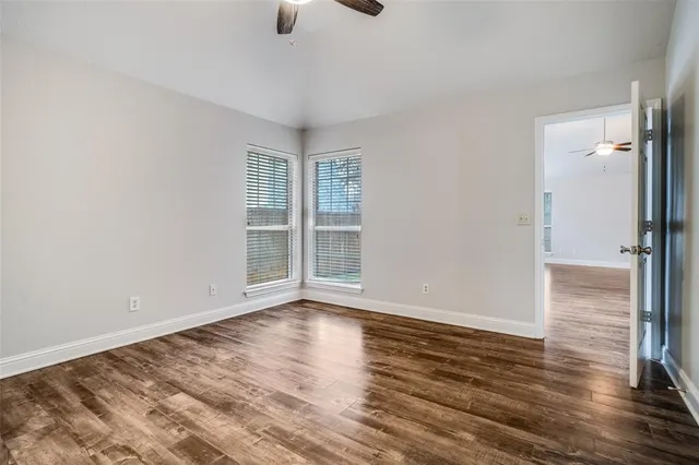 wooden floor in an empty room