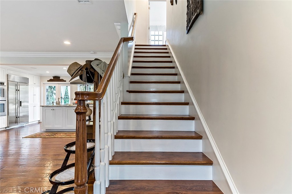 11792 Silver Fox Road Rossmoor, CA 90720 - Photo 26 of 49 a view of entryway and hall with wooden floor