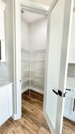 a view of walk in closet