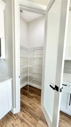 a view of walk in closet